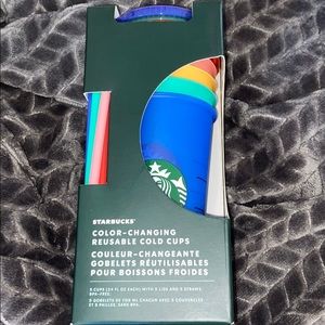 Starbucks color changing cups